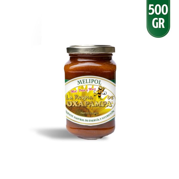 Melipol La Reyna De Oxapampa 500 g (Miel con Polen y Maca)