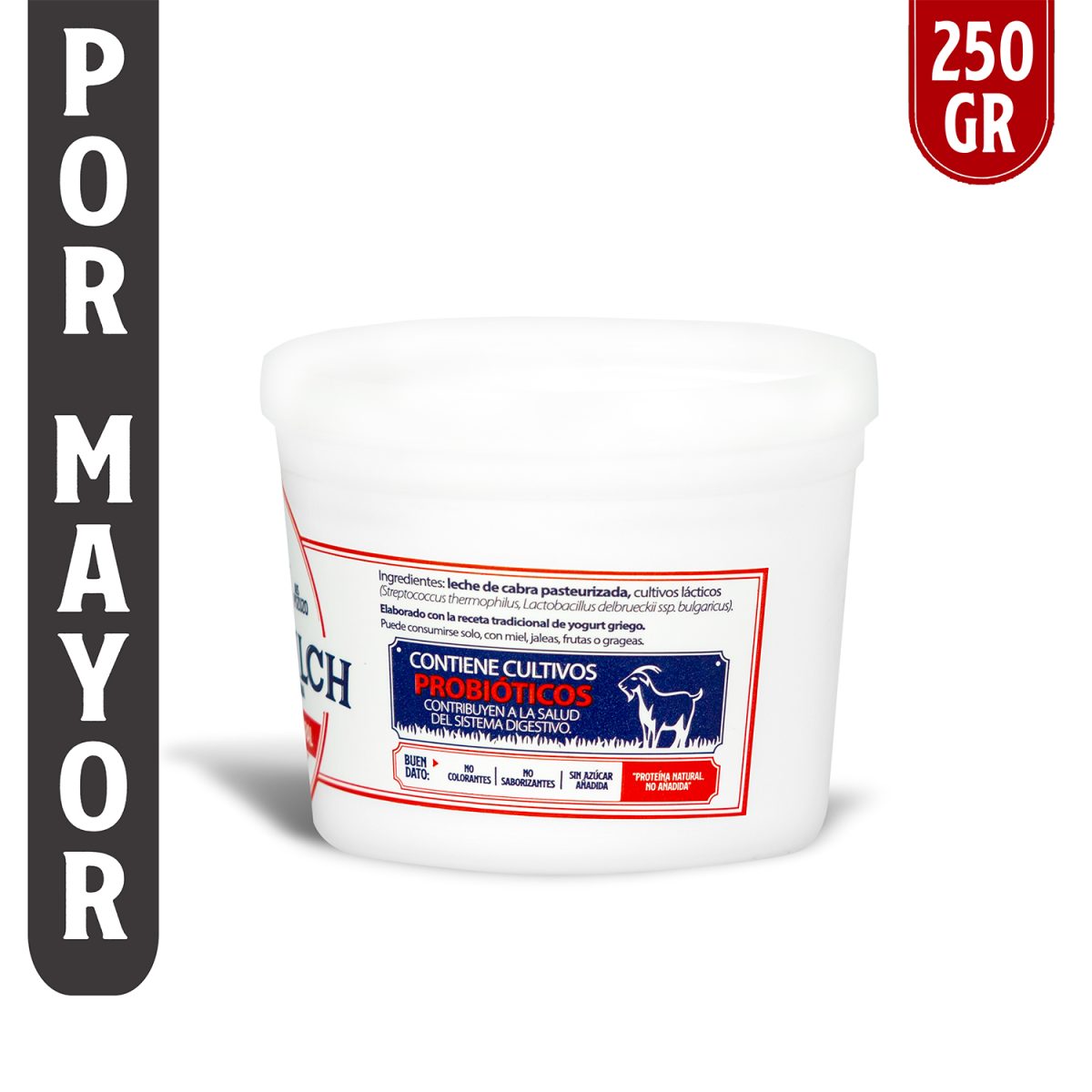 Yogurt Griego Natural de Cabra Berg Milch 250 gr (Por Mayor) - Imagen 2