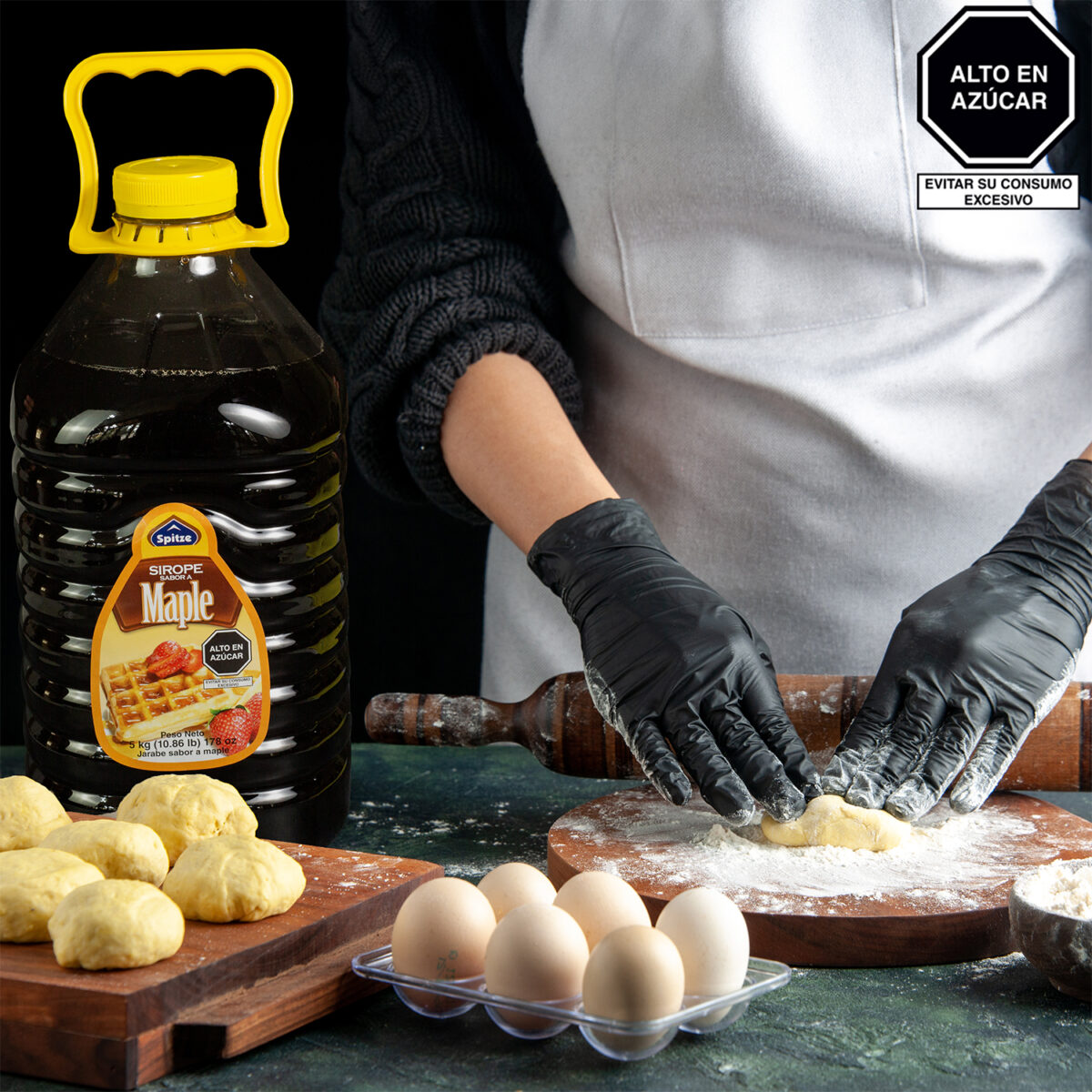 Sirope Sabor a Maple Spitze - Galonera 5 kg (Por Mayor) - Imagen 2
