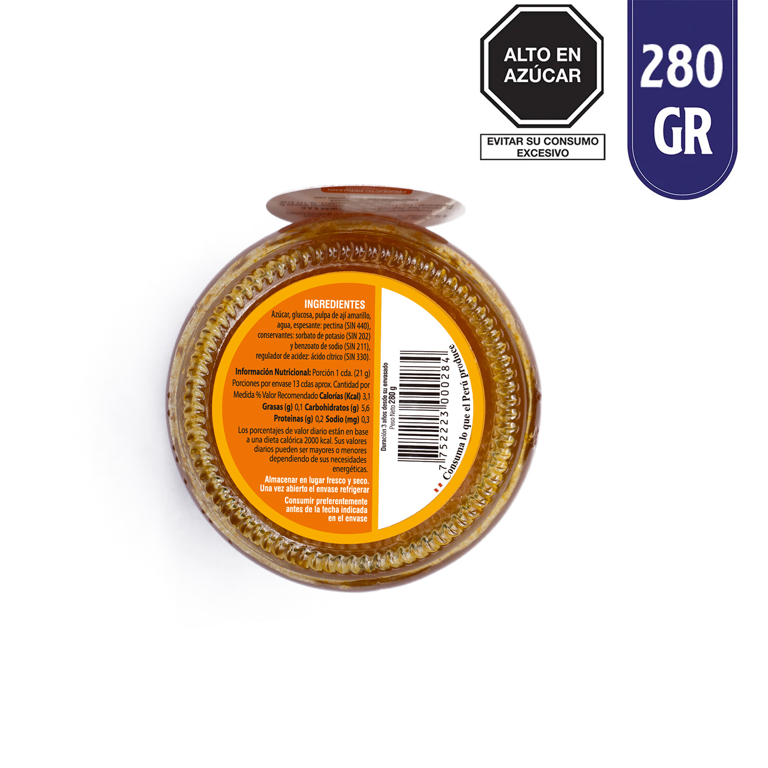 Mermelada de Ají Amarillo Spitze 280 gr - Imagen 2