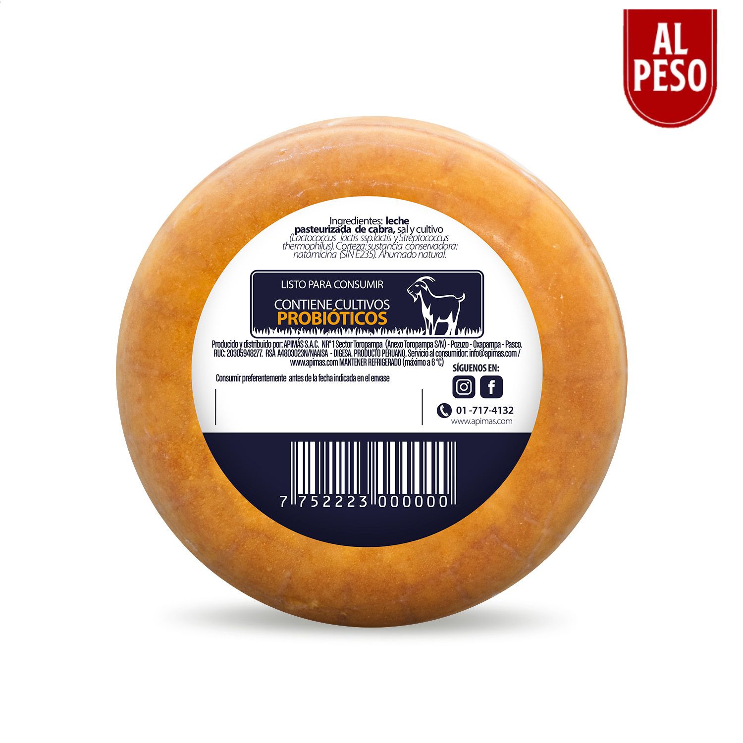 Queso Madurado de Cabra – Ahumado Berg Milch (Por 6 Unidades) - Imagen 2