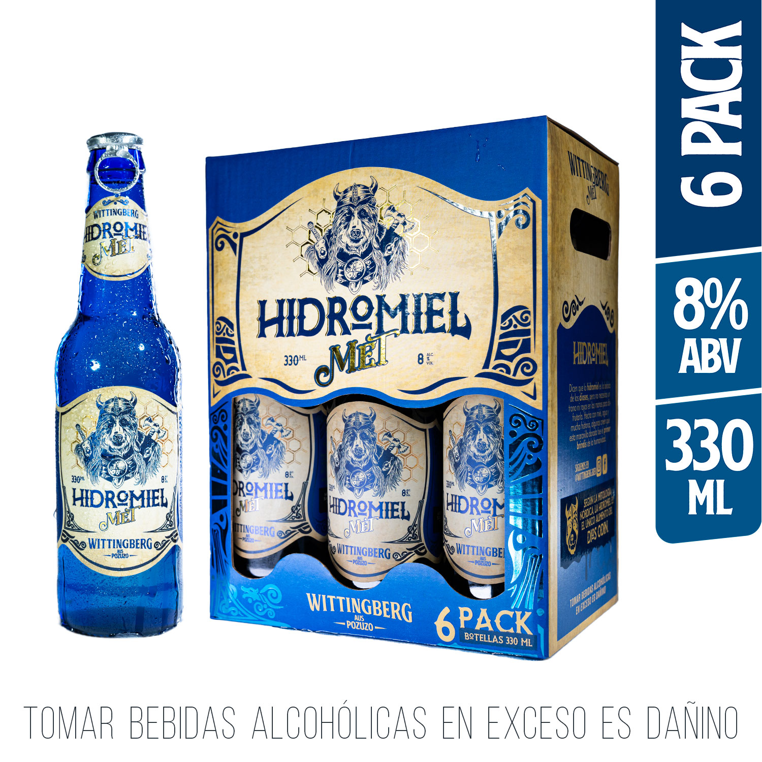 Hidromiel Tradicional 330 ml – 6 pack Hindromiel Tradicional Wittingberg